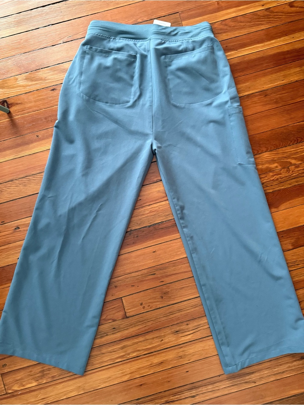 Mandala Blue Wide-Leg R Drawstring Pants - Picture 3 of 4
